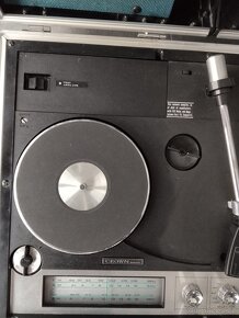 Crown trojkombinace radio-kazeta-gramo-luxusni-rarita. - 2