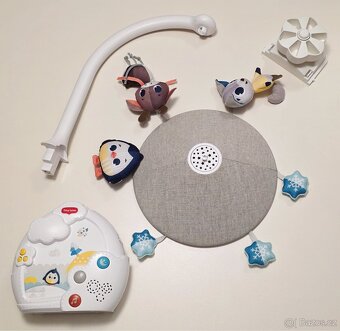 Hudební kolotoč nad postýlku 3v1 - 2