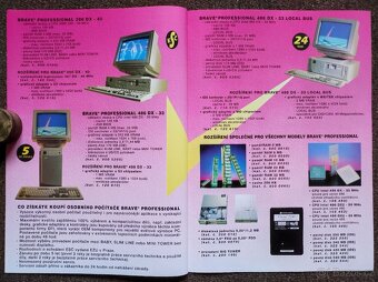 Počítačové nabídky 1. pol. 90 let HW SW Windows - 2