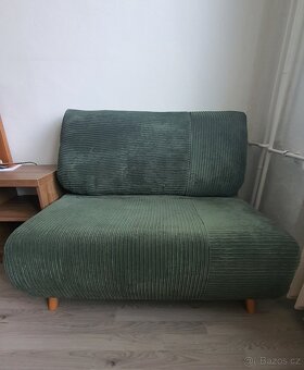 Zelené rozkládací sedačky - 2