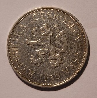 Mince 5 Kč 1930 - 2
