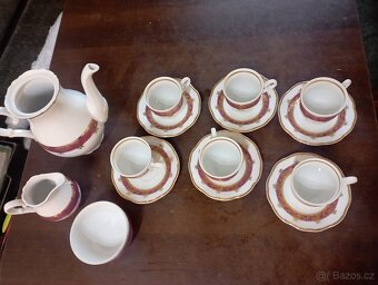 Čajová souprava zlacená - 2