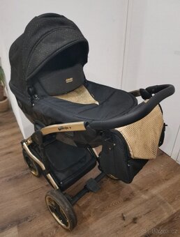 Kočárek 2v1 Junama Onyx Gold - 2