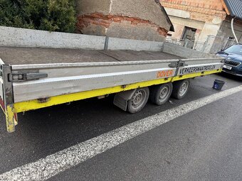 Přívěsný vozík brzděný 2x5m - 2