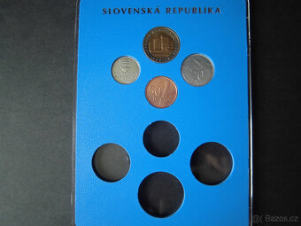 Nekompletní sada Slovenských mincí 1996 - 2