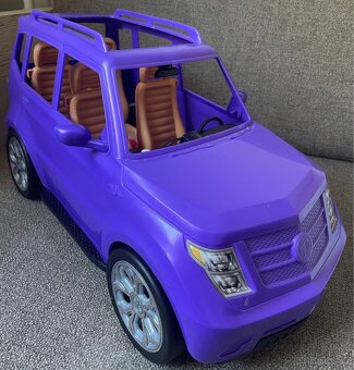 Barbie Mattel fialové auto - 2