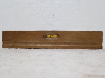 15cm Mini retro dřevěná vodováha / vodní váha - 2