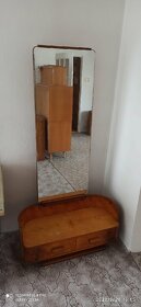 Šperkovnice se zrcadlem, velka, 50 léta, lakovaná dyha - 2