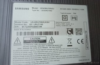 Televize Samsung 43" - 2