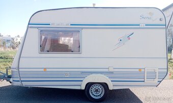 TEC TE360 - lehký karavan pro 2, držák na kola, 100kmh - 2