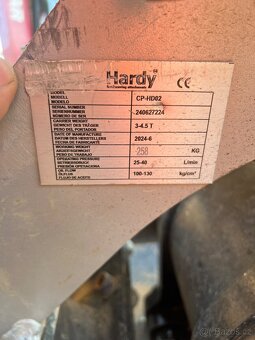 Hydraulická vibrační deska HARDY na bagr - 2