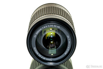 Nikon AF-P DX 70-300mm G VR + UV filtr TOP STAV - 2