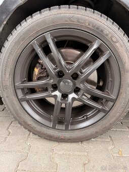 Prodám alu kola 225/50R17 krásný pneu Zimní - 2