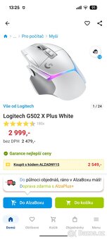 Logitech G502 Plus - bílá - 2