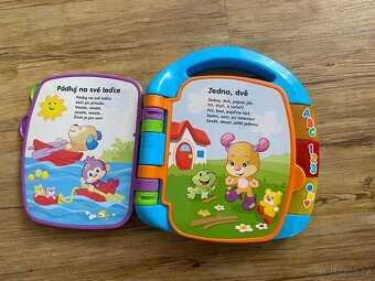 Mluvící knížka fisher price - 2