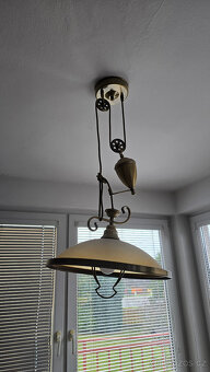 Sada rustikálních svitidel lustry mosaz svítidlo lampa lampi - 2