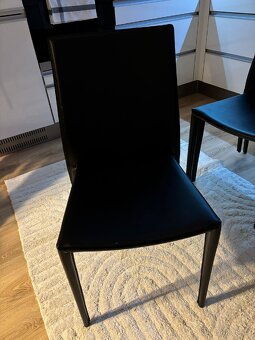 Jidelni židle 6 kusů koženka - 2