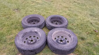 4x ORIGINÁLNÍ ocelové disky 5x100 R15 6J ET38 – VW/Škoda (TO - 2