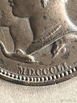 Stará medaile, plaketa r.1851 - 2