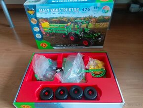 Stavebnice pro kreativni deti (traktor s privesem) - 2