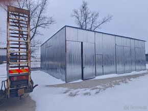 Prodám plechovou halu,garáž, sklad , přístřešek 13m krát 7m - 2
