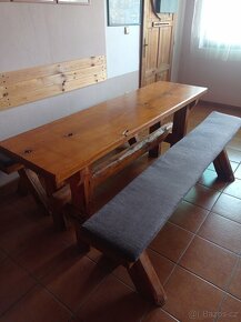 Stoly a lavice z masívu - 2