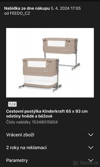 Postýlka KinderKraft - 2