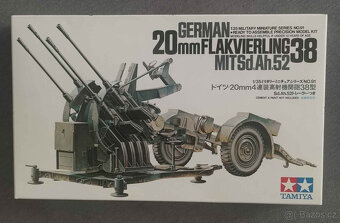 20mm Flakvierling 38 mit Sd.Ah. 52 | Tamiya | 35091 | 1:35 - 2