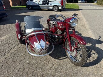 Triumph Speed Twin 500 OHV 1955 + sidecar - 2