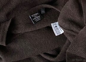 Pánský kašmírový svetr, 100%kašmír, zn.Yorn,vel.56 - 2