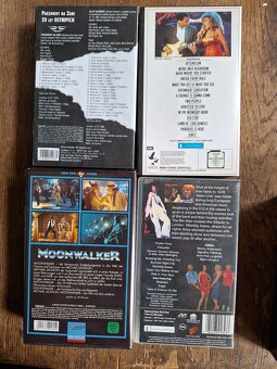 VHS hudební kazety. - 2