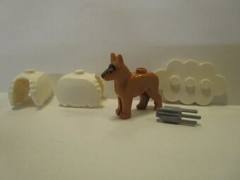 Lego figurka ovčák jehně ovce doplňky castle/city - 2