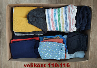 Prodám set chlapeckého oblečení /vel.110-116/ 65ks oblečení - 2