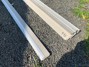 Poplastované lišty koutové - 41 ks - 2