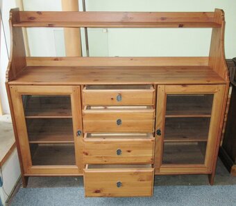 Komoda z borovice - celomasiv - Výborný stav - 2