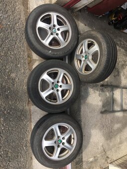 Alu sada Škoda 15” 5x100 Octavia, Fabia 195/65 R15 - 2