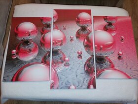 Prodám moderní třídílný obraz 75x50cm. - 2
