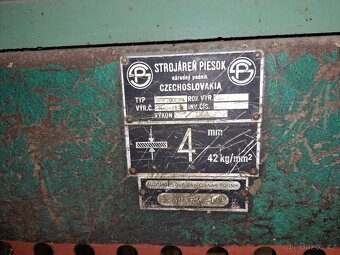 Tabulové nůžky 2000/4 - 2