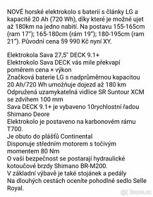 Elektrokolo Sava 29,27,5deck 9.1 - 2