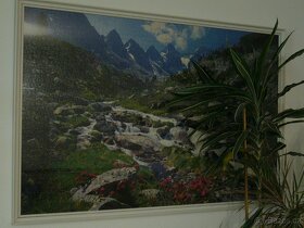Složené puzzle obraz v rámu horský potok - 2