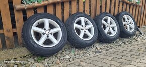 ALU kola VW 5x112 letni pneu 195/65 R15 - 2