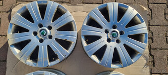 Alu kola originál Škoda Superb 5x112 6x17 ET45 3T0 601 025 J - 2