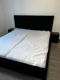 Dvoulůžková postel včetně matrací - 2