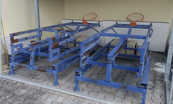 Basketbalová konstrukce mobilní - exteriér - 2 ks - 2