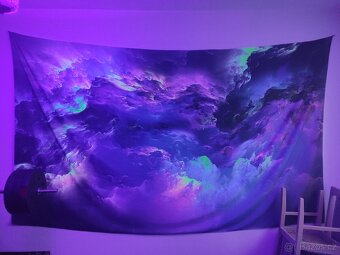 Fluorescenční GOBELÍN 175x250 cm - NEBE/OBLOHA - 2