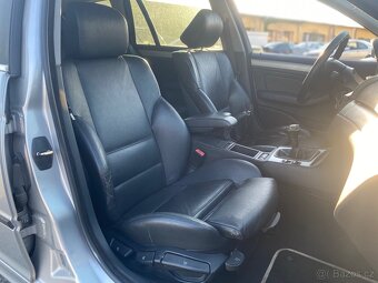 ČERNÝ KOŽENÝ SPORTSITZE INTERIÉR BMW e46 Touring / Výhřev - 2