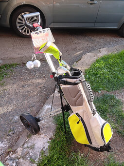 Dětský set Mac Gregor junior flex + Masters 5 Series vozík - 2