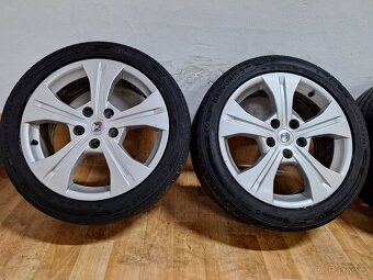 Alu kola R17 5x114,3 Renault + letní pneu 225/45/17 - 2