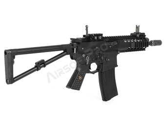 Airsoftová zbraň AWSS KAC PDW 8” GBB, blowback - černá - 2