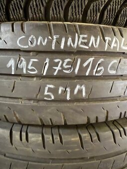 2 x letní zátěžové pneu 195/75/16C - 2